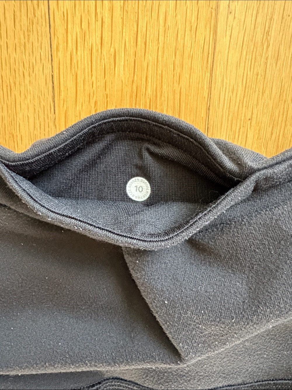 Lululemon size 10 Black Flared Yoga Pants with High Waist - Picture 2 of 8